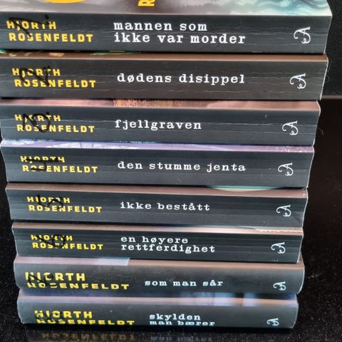 Bokpakke med Hjort Rosenfeldt om Sebastian Bergman