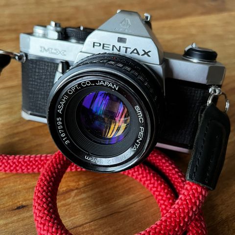 Pentax MX with Pentax SMC 50mm f2 lens