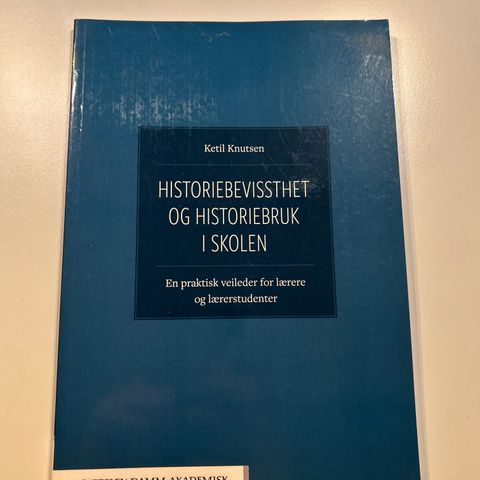 Historiebevissthet og historiebruk i skolen