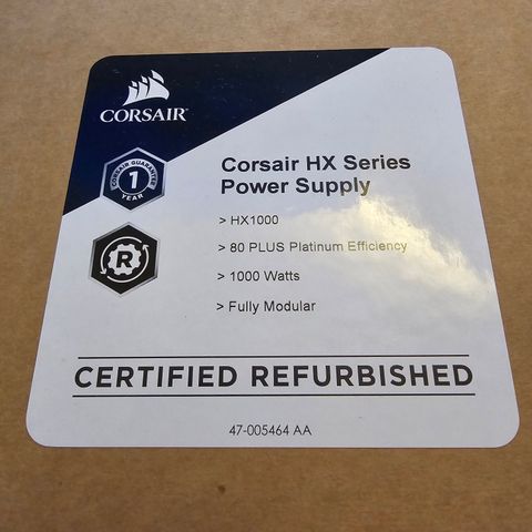 UBRUKT Corsair HX1000 (refurbished)