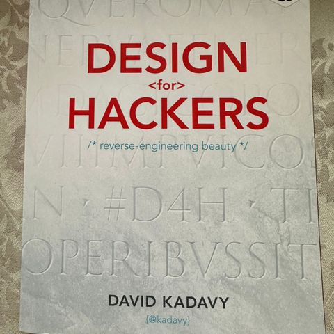 Design for hackers