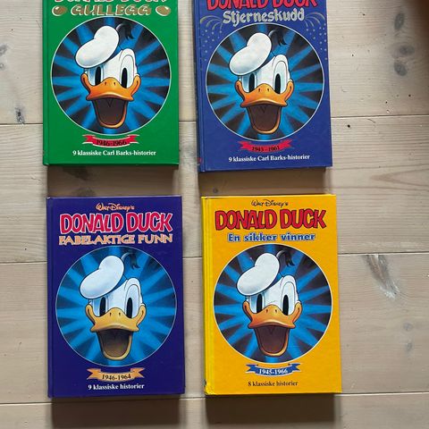 4 Disney "Gullbøker" selges.