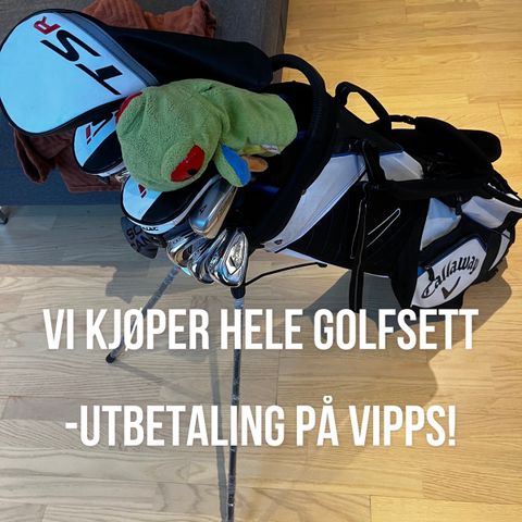 Vi Kjøper Hele Golfsett