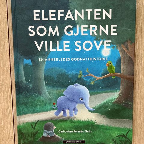 Nesten ubrukt bok "Elefanten som gjerne ville sove"