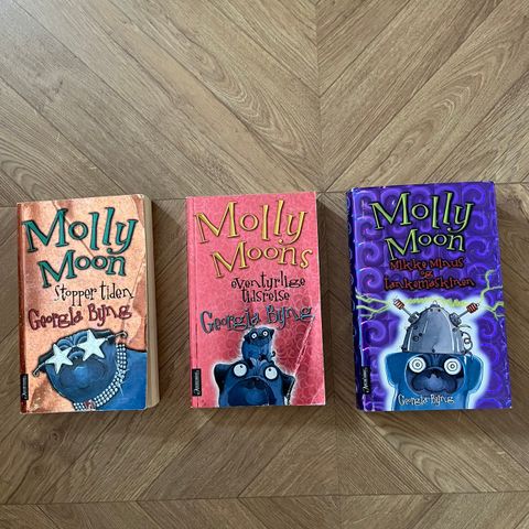 Bøker i serien om Molly Moon av Georgia Byng