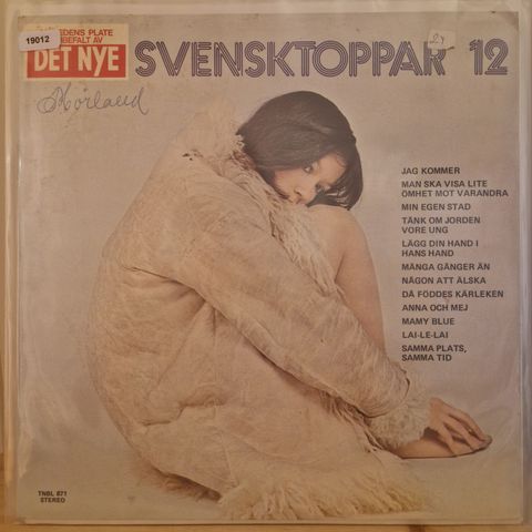 19012 Various - Svensktoppar 12 - LP