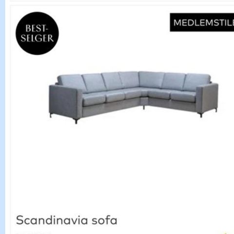 Modul sofa kjøpt i februar 2024