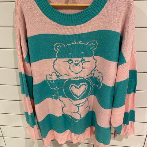 Oversized Care Bears genser, XL