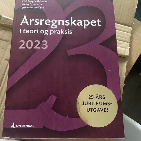 Årsregnskapet i teori og praksis - 2023. NY