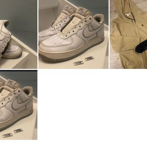 Nike Air Force 1 , str 43, Polo genser, TH sokker