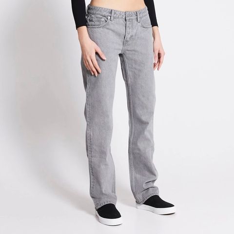 Low waist straight leg jeans