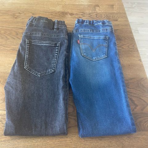 Jeans til gutt i str 140! LEVIS og KappAhl! Slim fit!