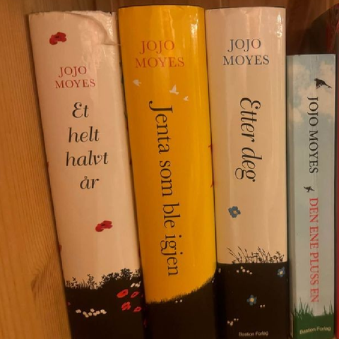 4 stk Jojo Moyes bøker