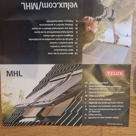 Velux lysdempende rullgardiner