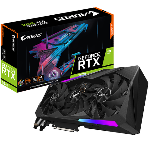 GIGABYTE AORUS GeForce RTX 3070 MASTER 8 GB grafikkort