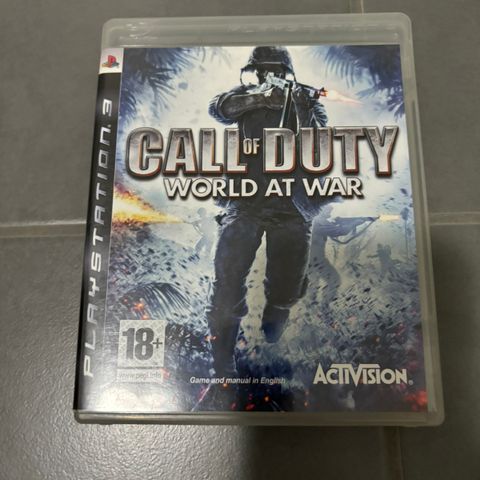 Call of Duty World at War til Playstation 3