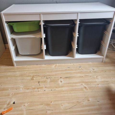 Ikea Trofast hylle m/bokser