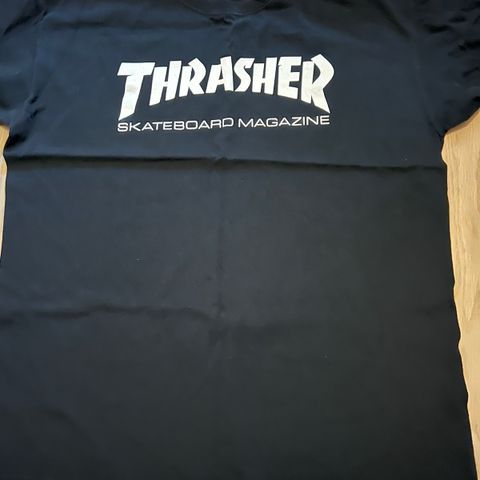 Thrasher T-skjorte svart i Large