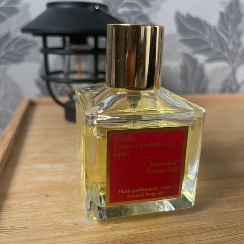 Baccarat rouge 540 body oil + À la rose l Homme + À la rose