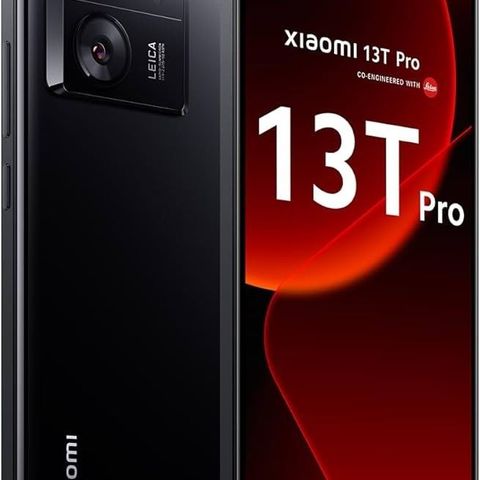 Xiaomi 13 T Pro 12/512 svart, kjøpt 5-08-24