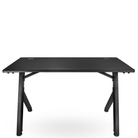 Svive Cygnus Gaming Desk matt sort med sorte sømmer