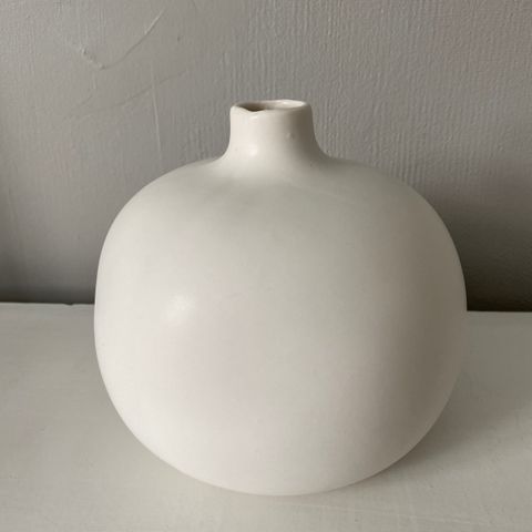 Hvit vase