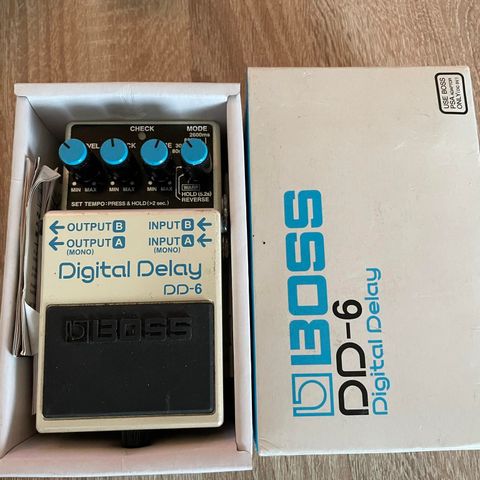 Ubrukt Boss Digital Delay-6