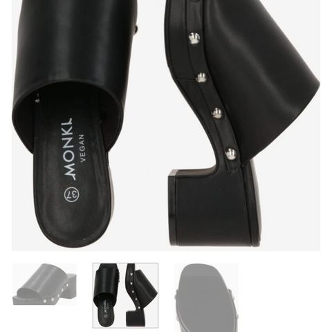 Monki Clogs Svart