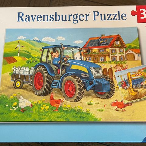 Ravensburger puslespill til barn - 2x12 (3+)