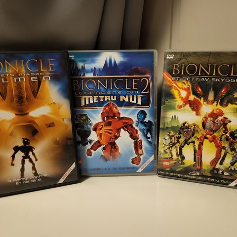 Bionicle 3 stk filmer