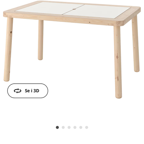 2 stk IKEA flisat barne bord med oppbevaring til feks Lego eller tegnesaker.