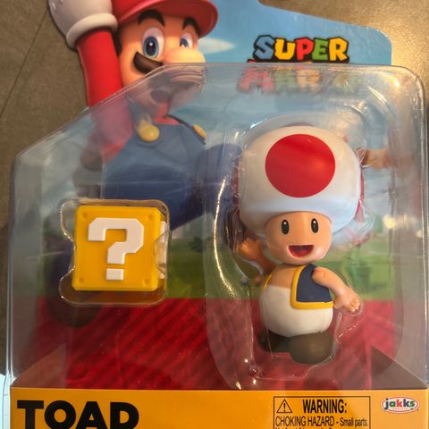 Super Mario figur serie av Toad figuren