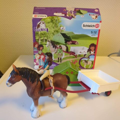 Schleich hest og vogn