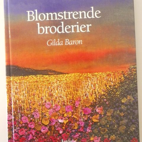 Blomstrende broderier, broderimønster, broderibøker