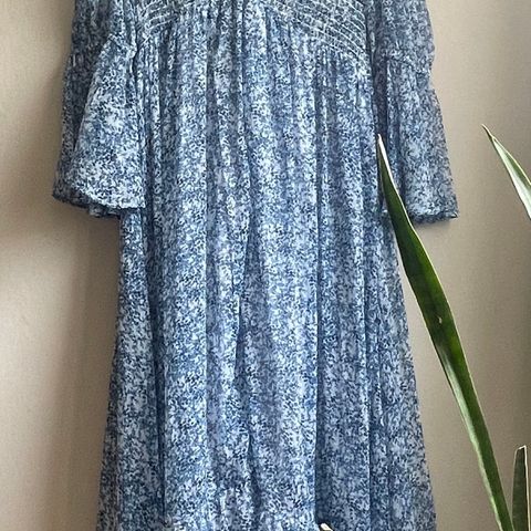 Bytimo petit blue shiffon maxi kjole