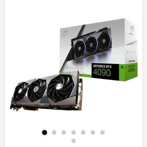 RTX 4090 SUPRIM X 24G med garanti