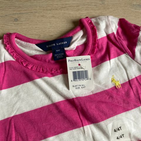 Polo Ralph Lauren shorts og t-skjorte 4 år