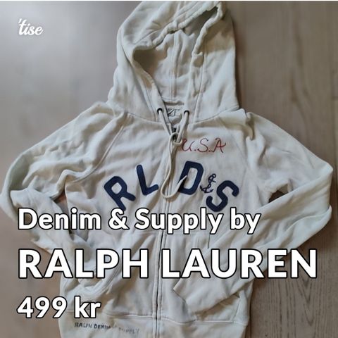 Ralph Lauren Denim & Supply hettegenser