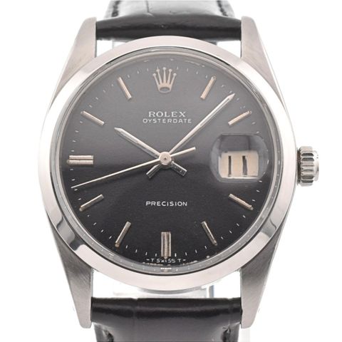 Rolex Oysterdate Precision | Ref. 6694 | Svart skive | Meget pen