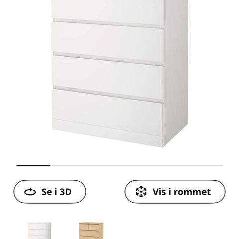 Malm kommode