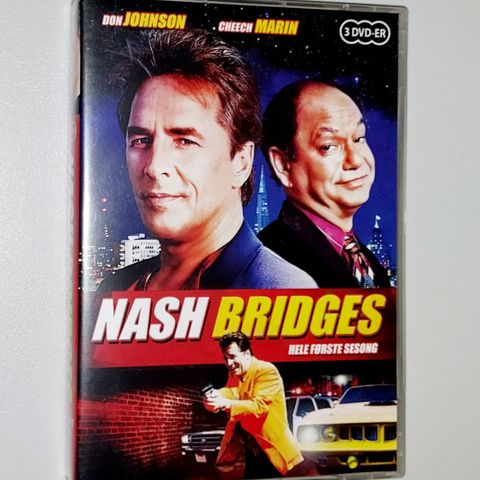 3 DVD.NASH BRIDGES.SESONG 1.