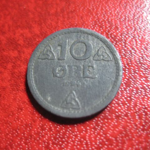 10 øre 1942 zink