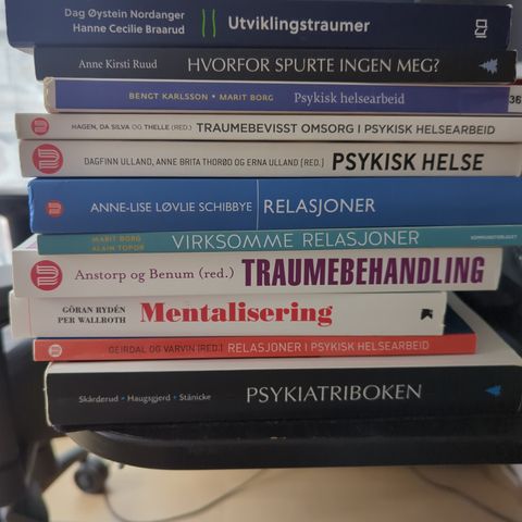 Psykisk helse videreutdanning bøker