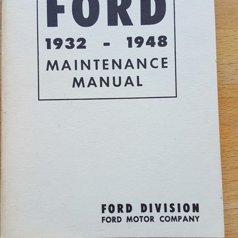 Ford verkstebok.