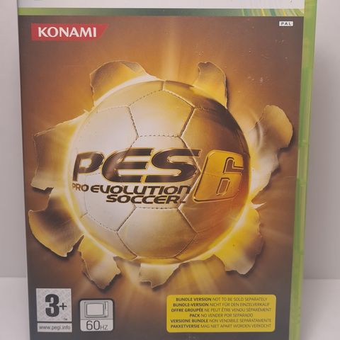 Pro Evolution Soccer 6 - Xbox 360 - Komplett med Manual