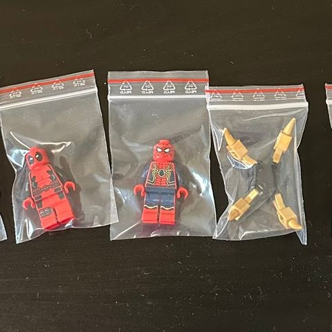 Sjeldne Lego Marvel Minifigurer