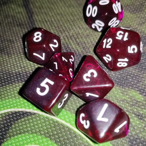 🍷 Wine red dice