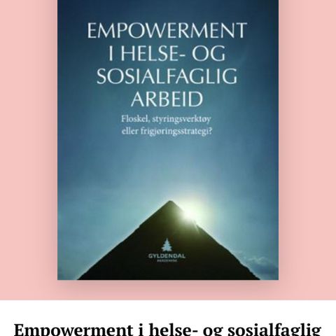 Empowerment i Helse og Sosialfag