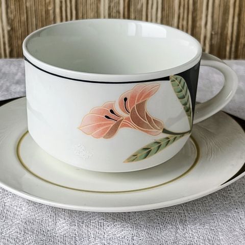 VILLEROY & BOCH- KAFFEKOPP m. SKÅL- IRIS