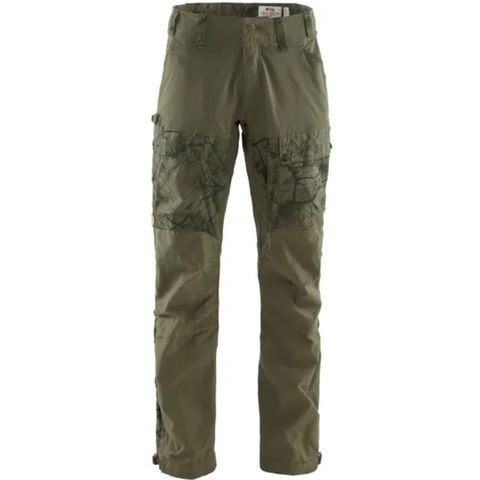 Fjellreven Womens Lappland Hybrid Trousers Green Camo